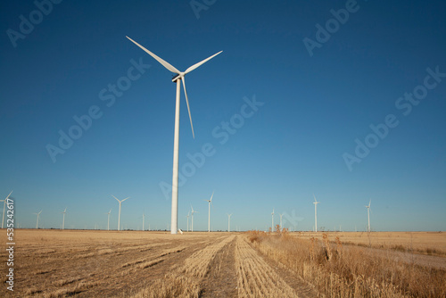 windmills producing electricity in the fields of Castilla © SaucE ReQuEs