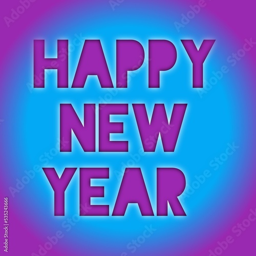 Happy new year design image 