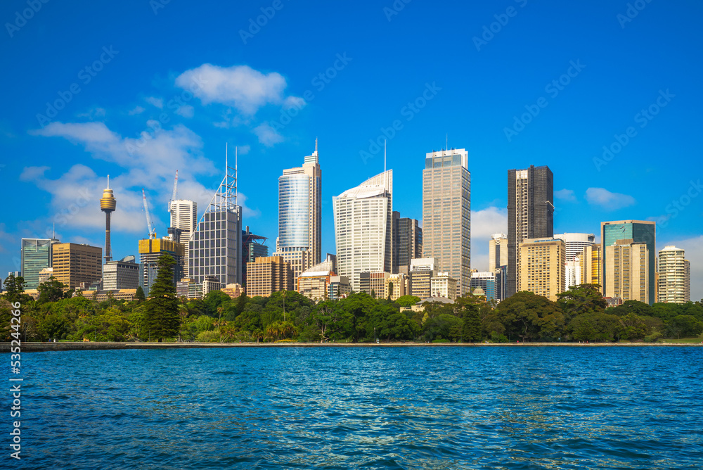 Fototapeta premium sydney cbd, central business district, in new south wales, australia