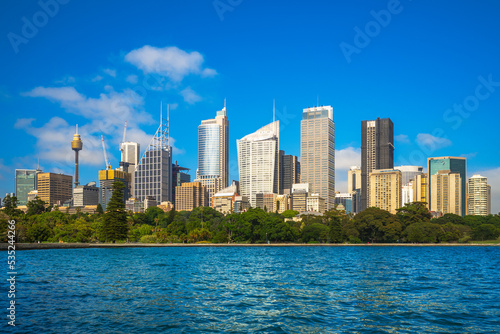 sydney cbd, central business district, in new south wales, australia