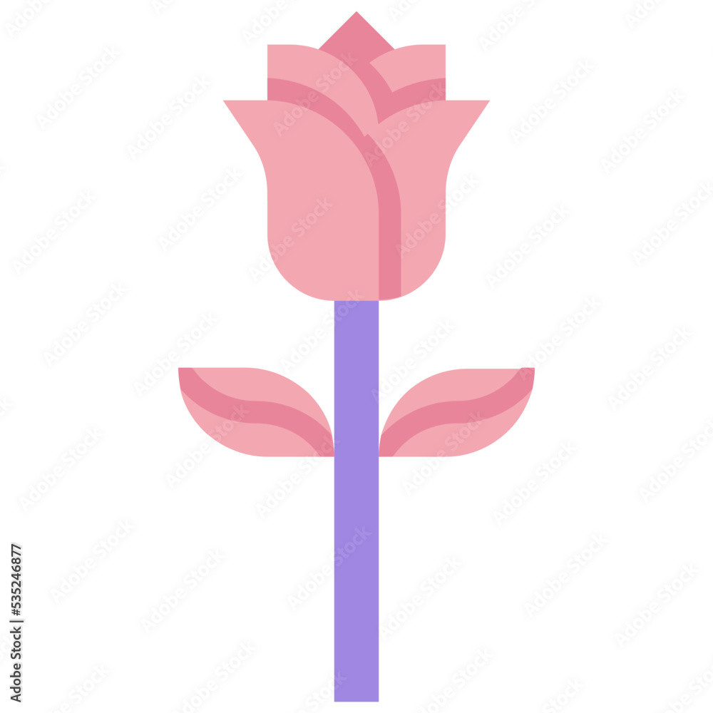 Fototapeta premium Rose icon