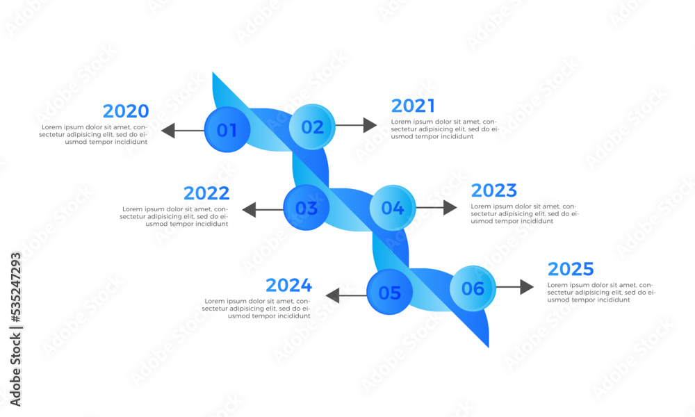 simple-timeline-six-steps-infographics-design-timeline-infographic