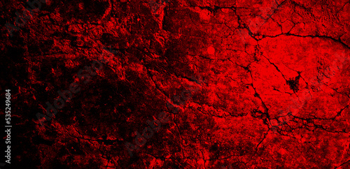 Red is impressive for the background. Exotic concrete walls with dark red mixed with black.