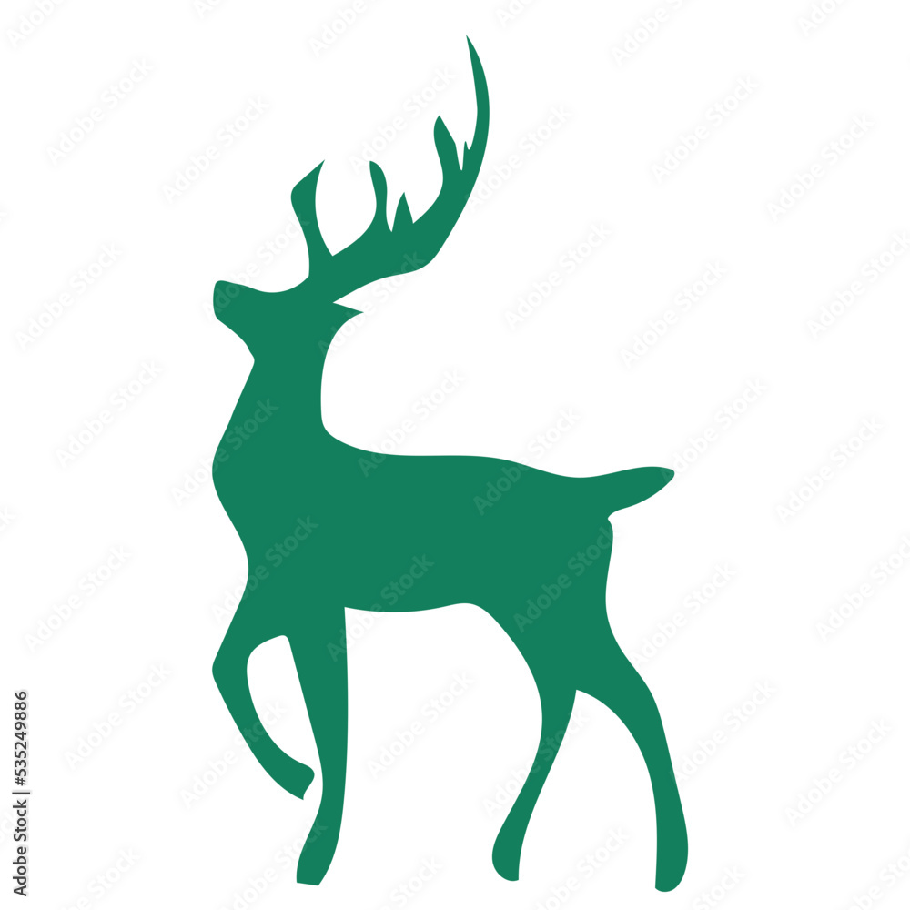 Fototapeta premium christmas deer decor santa rudolph