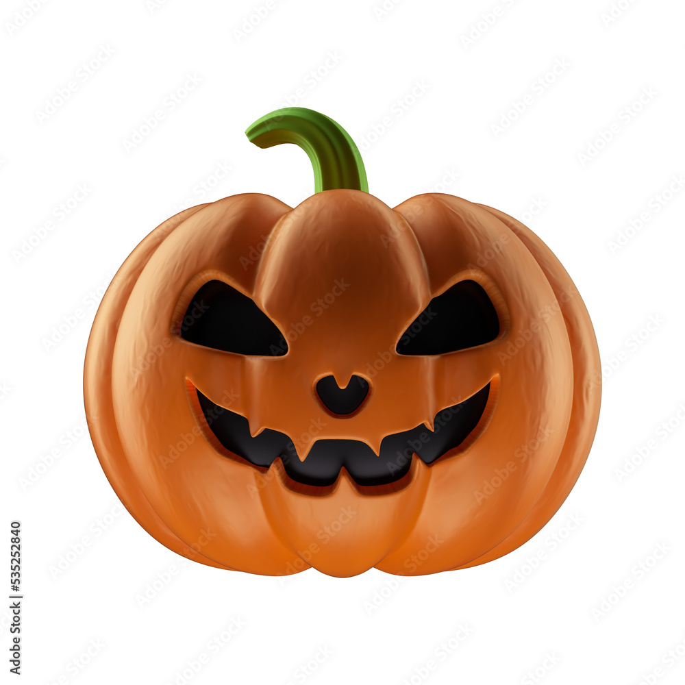 Halloween Pumpkin 3D Render Halloween Pumpkin 3D Render