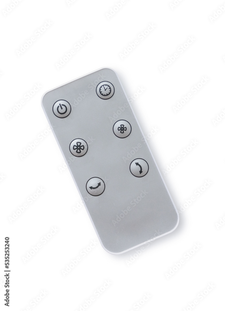 Fan remote control isolated on white with clipping path. Fan remote control isolated on white with clipping path.