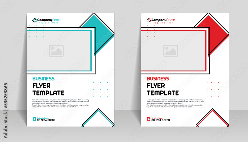 Creative business abstract flyer brochure design trend for professional corporate style. Can be adapt to social media posts, annual report, magazine, poster, presentation, portfolio, Banner, Website. Creative business abstract flyer brochure design trend for professional corporate style. Can be adapt to social media posts, annual report, magazine, poster, presentation, portfolio, Banner, Website.