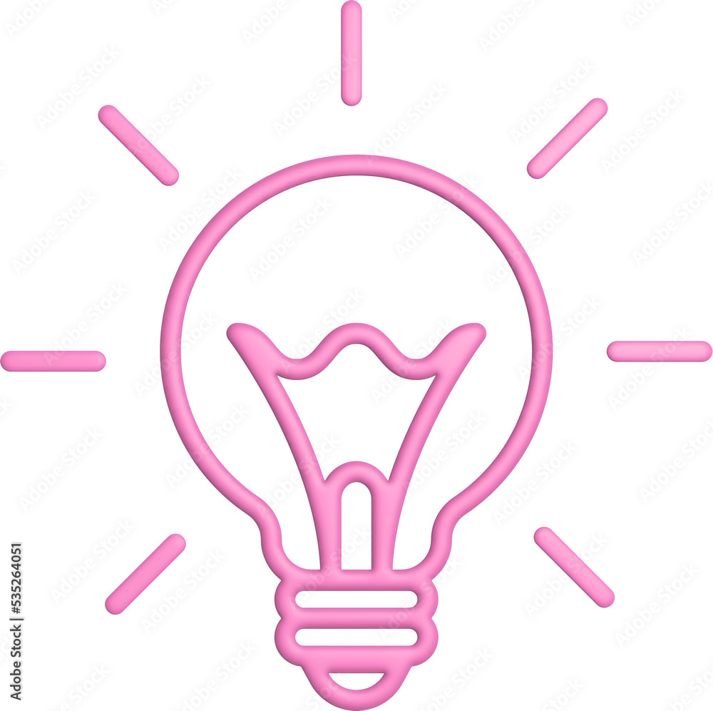 3d rendering lamp icon. Illustration with shadow isolated on white. 3d rendering lamp icon. Illustration with shadow isolated on white.