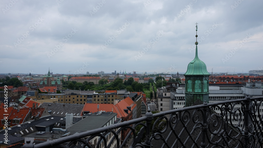 A city view of Copenhagen, Denmark