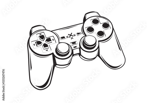 gamepad vector photo