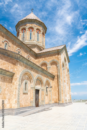 St. Nino church in Bodbe Monastery, Sighnaghi, Georgia photo