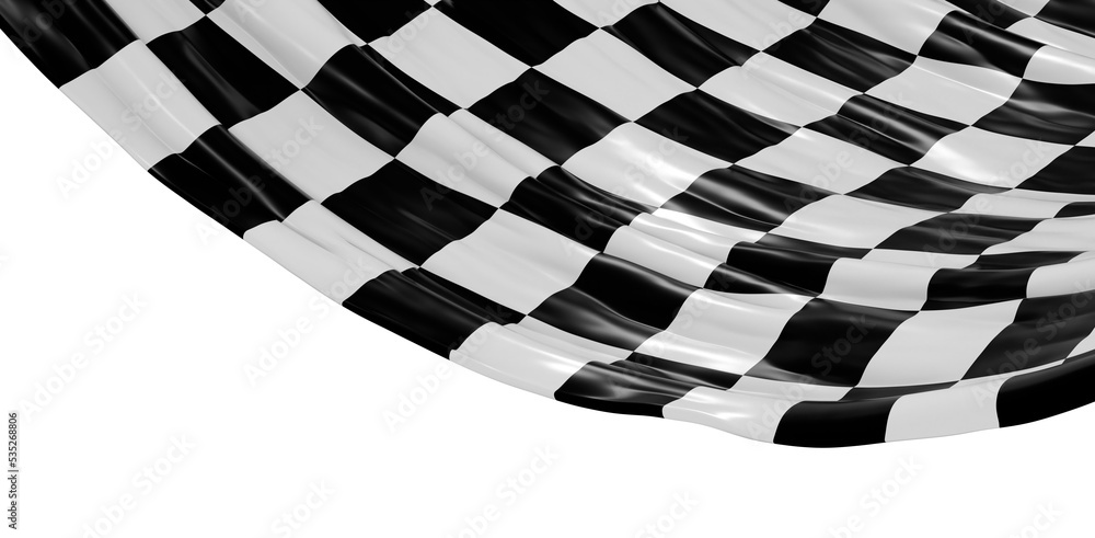Fototapeta premium checkered flag, end race background