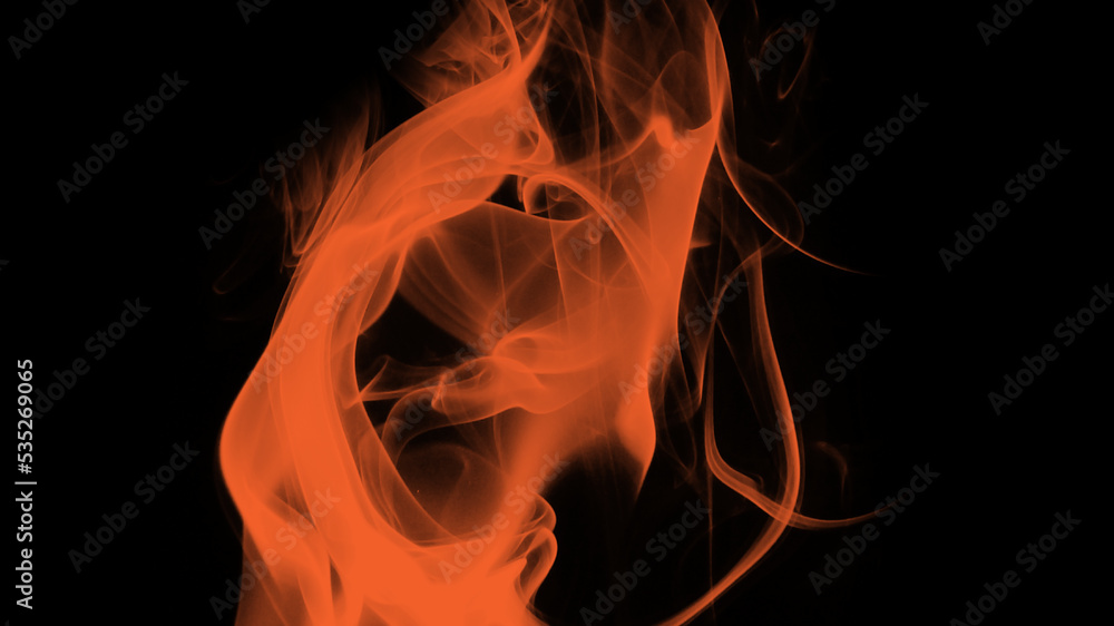 Orang smoke effect background Orang smoke effect background