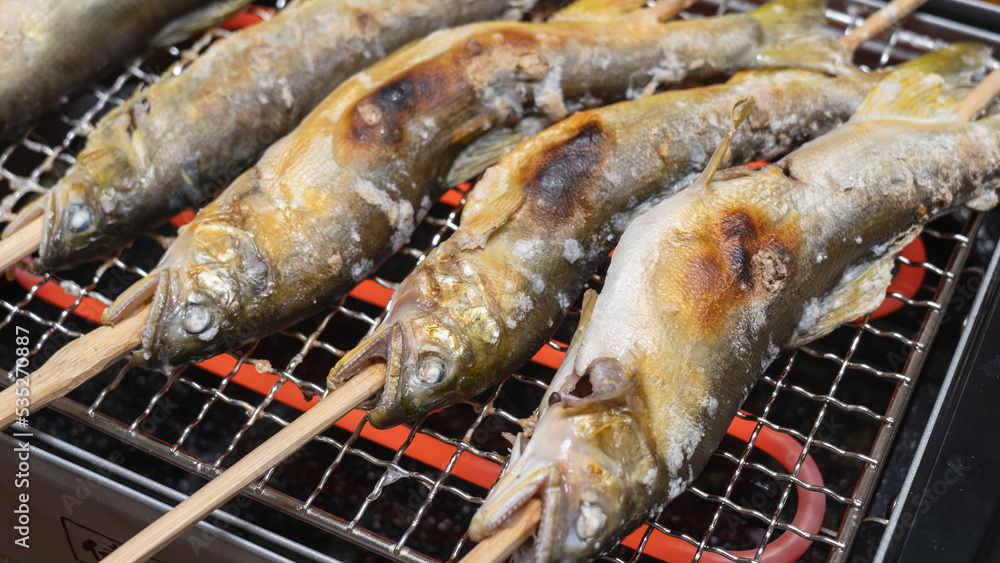 鮎の塩焼き・日本の料理