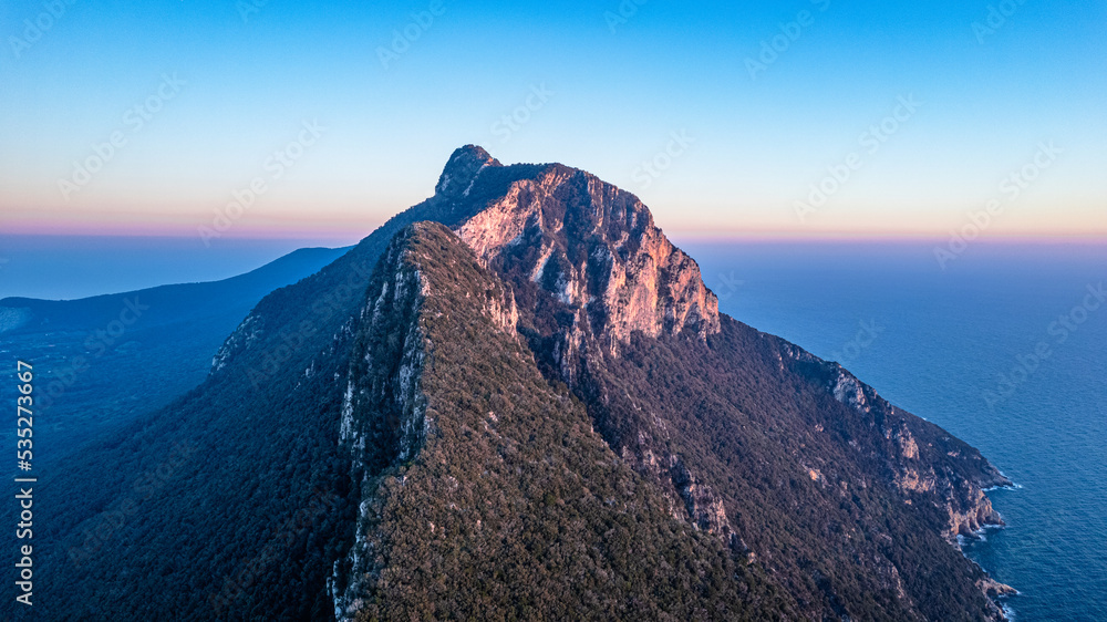 Naklejka premium Blue hour, Circeo