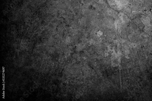 Wallpaper Mural Old wall texture cement dark black gray  background abstract grey color design are light with white gradient background. Torontodigital.ca