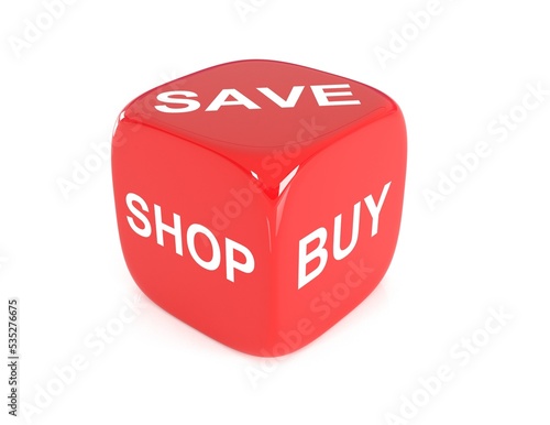 red dice save shop buy
