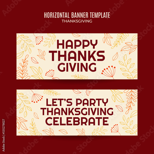 thanksgiving design for advertising  banners  leaflets and flyers