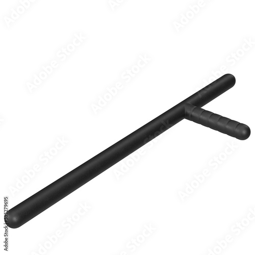 3d rendering illustration of a billy club baton