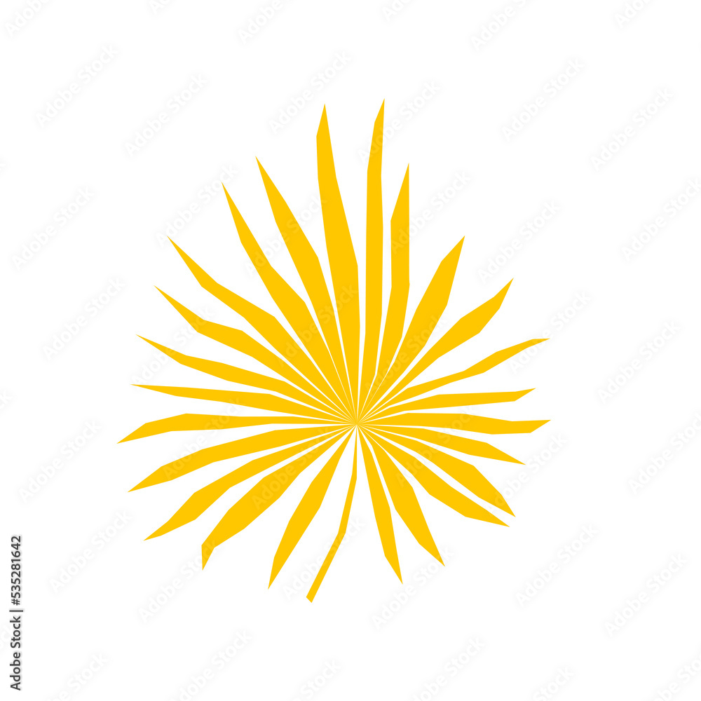 Gradient Tropical Exotic Palm Leaf Silhouette Minimalist Poster Element Icon Gradient Tropical Exotic Palm Leaf Silhouette Minimalist Poster Element Icon
