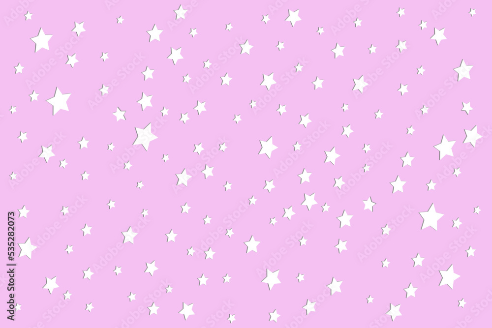 cute starry sky special pink background