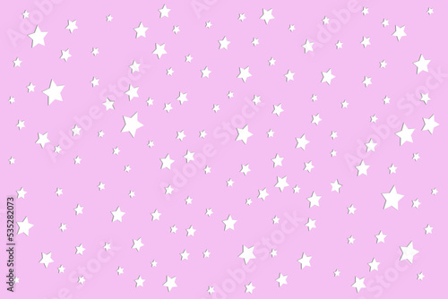 cute starry sky special pink background