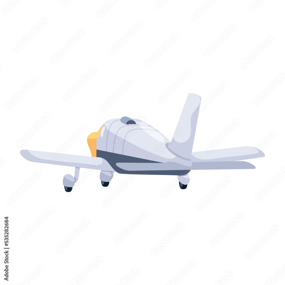 Download isometric icon of aircraft 