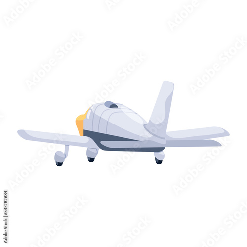 Download isometric icon of aircraft 