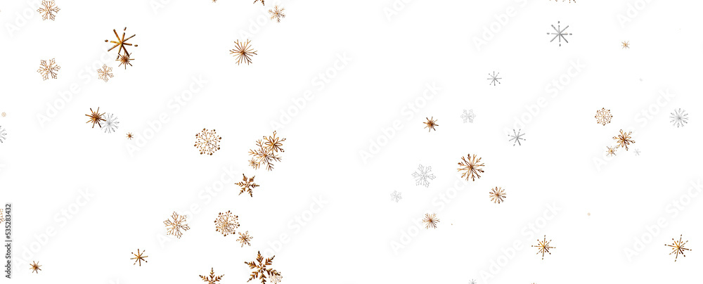Snowflakes and bokeh lights on the blue Merry Christmas background. 3D render Snowflakes and bokeh lights on the blue Merry Christmas background. 3D render