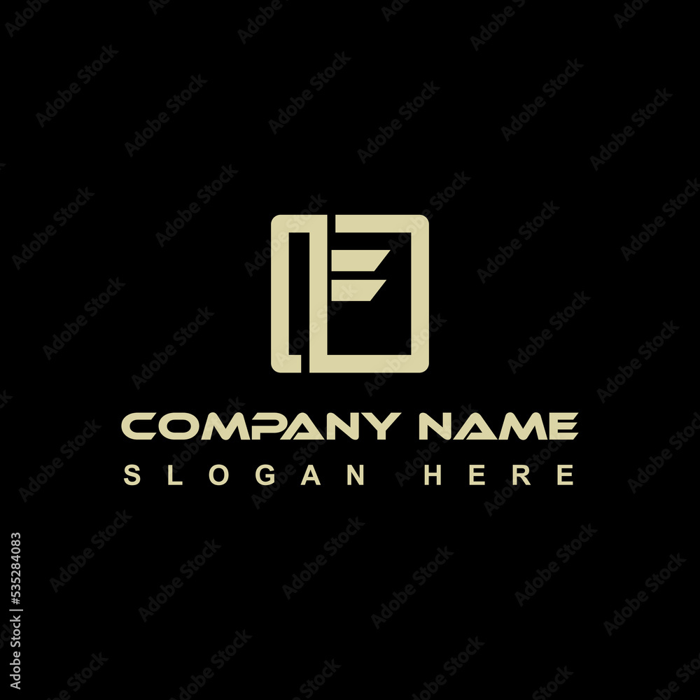 creative f logo design creative f logo design