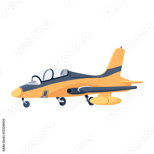 Download isometric icon of aircraft 