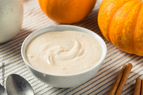 Homemade Pumpkin Spice Yogurt