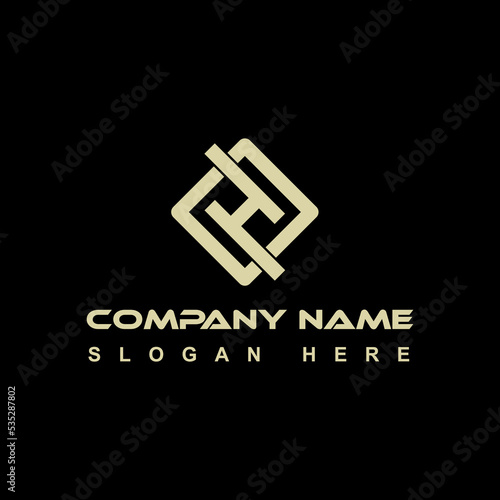 creative h logo design