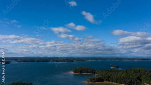 Lake Lanier Marina in Georgia, USA