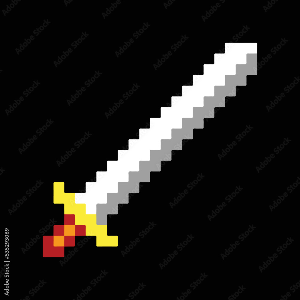 Editable Vector Illustration of Long Sword. Good for sticker, icon, clip art, ppt, game, education, etc Editable Vector Illustration of Long Sword. Good for sticker, icon, clip art, ppt, game, education, etc