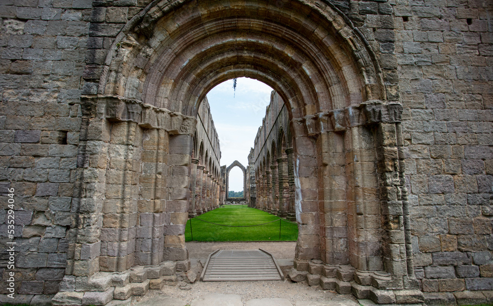 fountains Abbey and Studley Royal Water Gardens Yorkshire