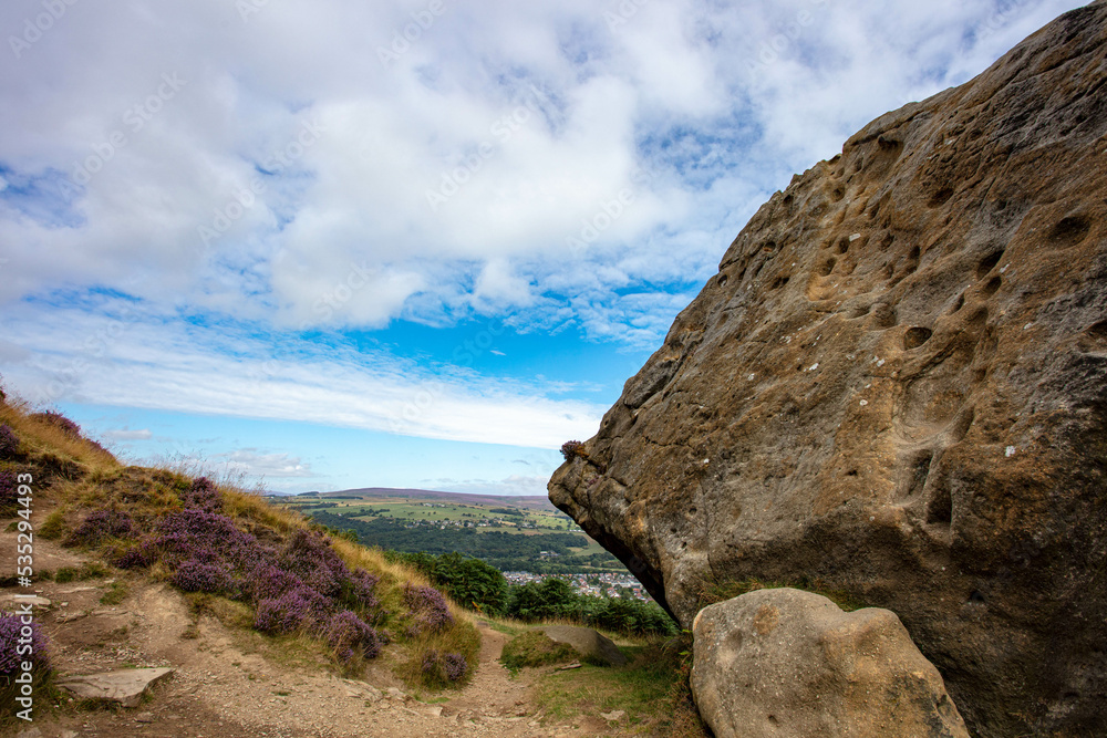 Fototapeta premium The Cow and Calf Ilkley Moor Yorkshire