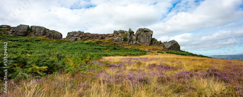 The Cow and Calf Ilkley Moor Yorkshire photo