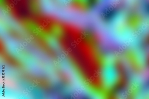 Abstract multicolored defocused background. Blurred lines and spots. Neoton, radiance. Background for the cover of a laptop, notebook.