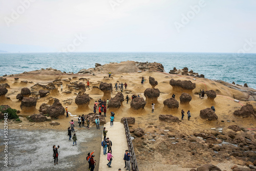 Slika na platnu Views from Yehliu Geopark, Taiwan