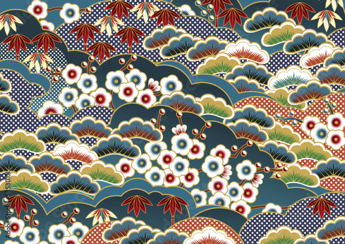 和柄ベクターデータ	