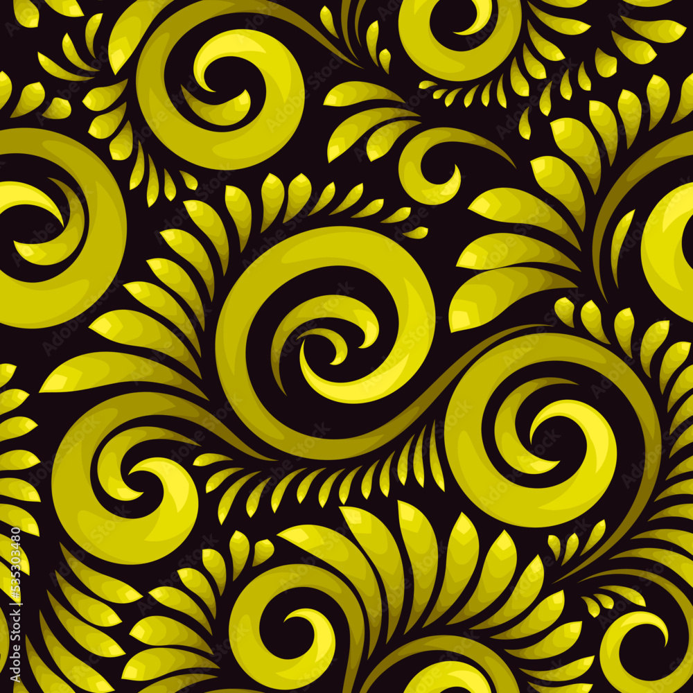 Vector seamless curves element pattern Vector seamless curves element pattern