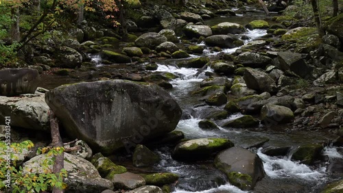 Cascades in the Middle prong of the Little Pigeon River in Great Smoky Mountains, TN, USA (4K/24p, ProRes 422 HQ, 10-bit)