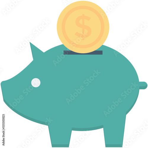 Piggy Bank Vector Icon