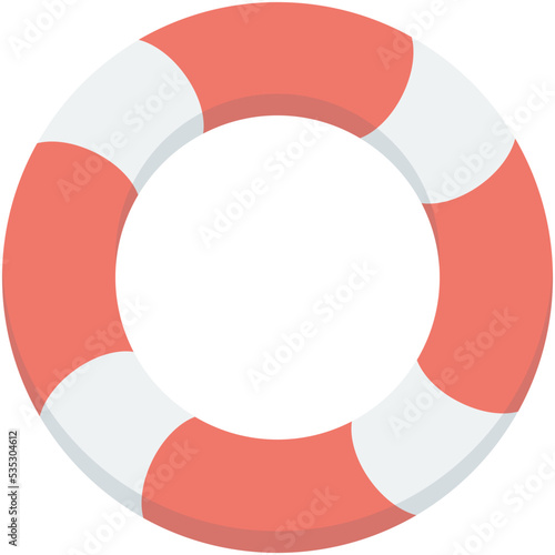Lifering Colored Vector Icon