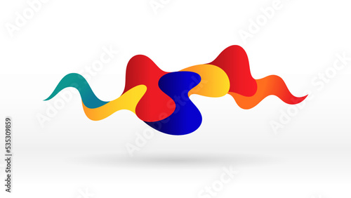 Motion sound wave abstract vector background