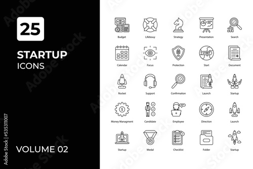 Startup icons collection.