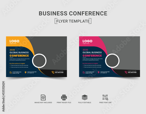 Corporate Business Conference Flyer Design