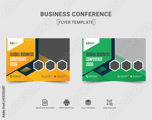 Corporate Business Conference Flyer Design