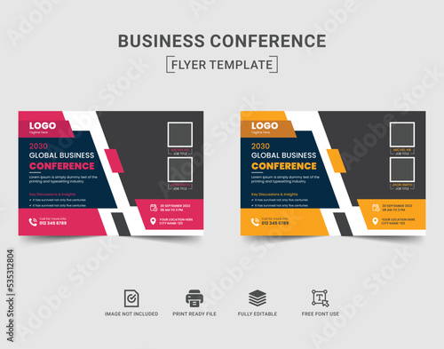 Corporate Business Conference Flyer Design
